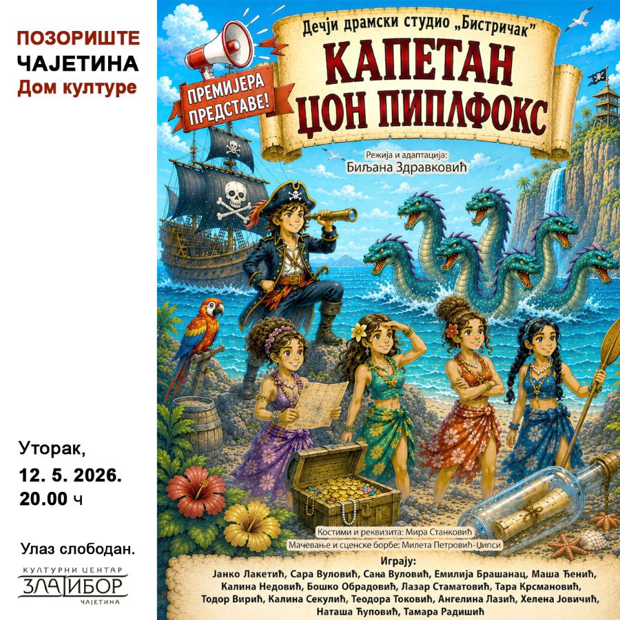 Premijera predstave „Kapetan Džon Piplfoks”, Bistričak