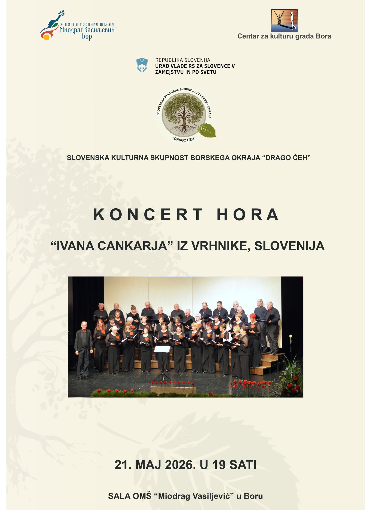 Koncert hora „Ivan Cankar“ iz Slovenije