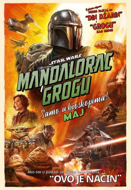 STAR WARS: MANDALORAC I GROGU 3D