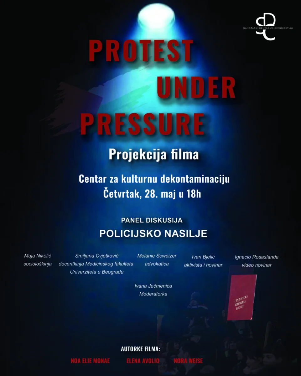 Projekcija filma ,,Protest Under Pressure“