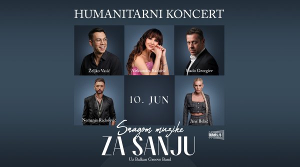 Humanitarni koncert - Snagom muzike za Sanju