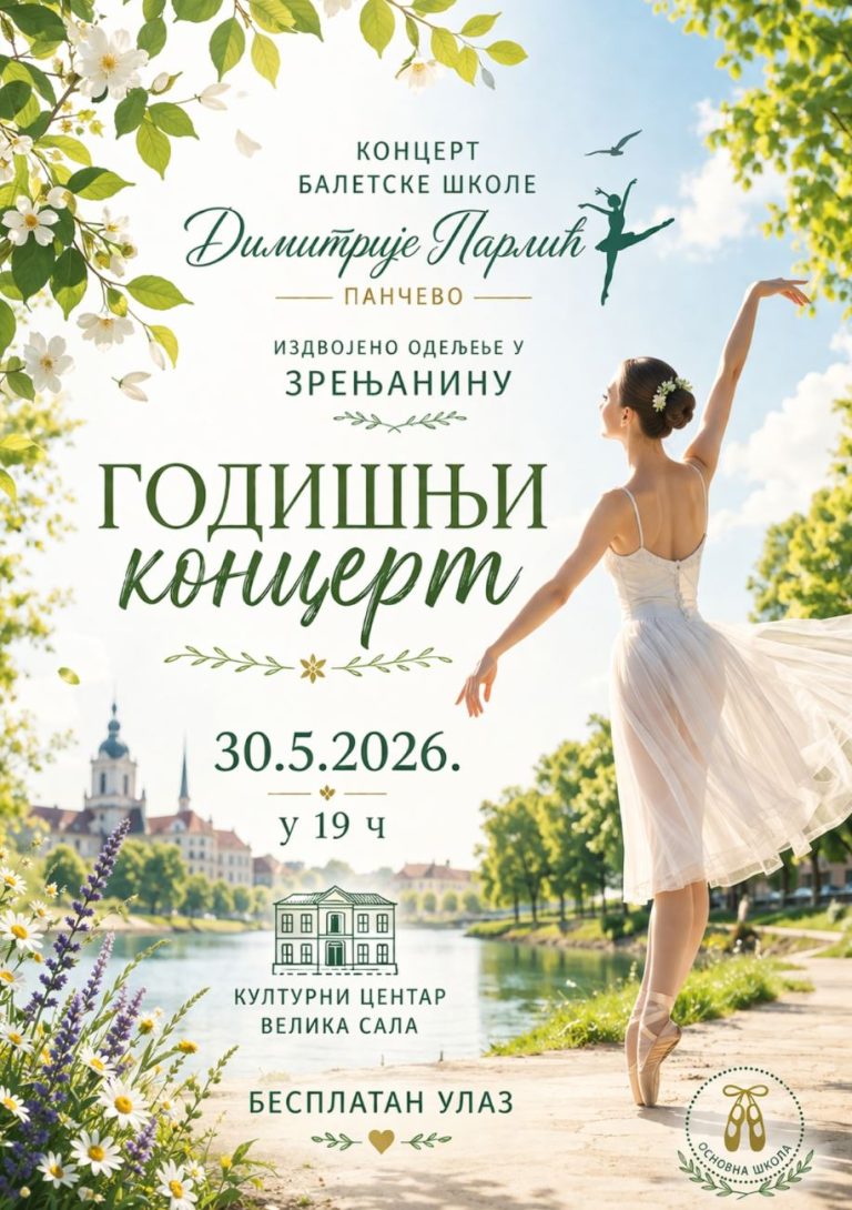 Godišnji koncert Baletske škole "Dimitrije Parlić"
