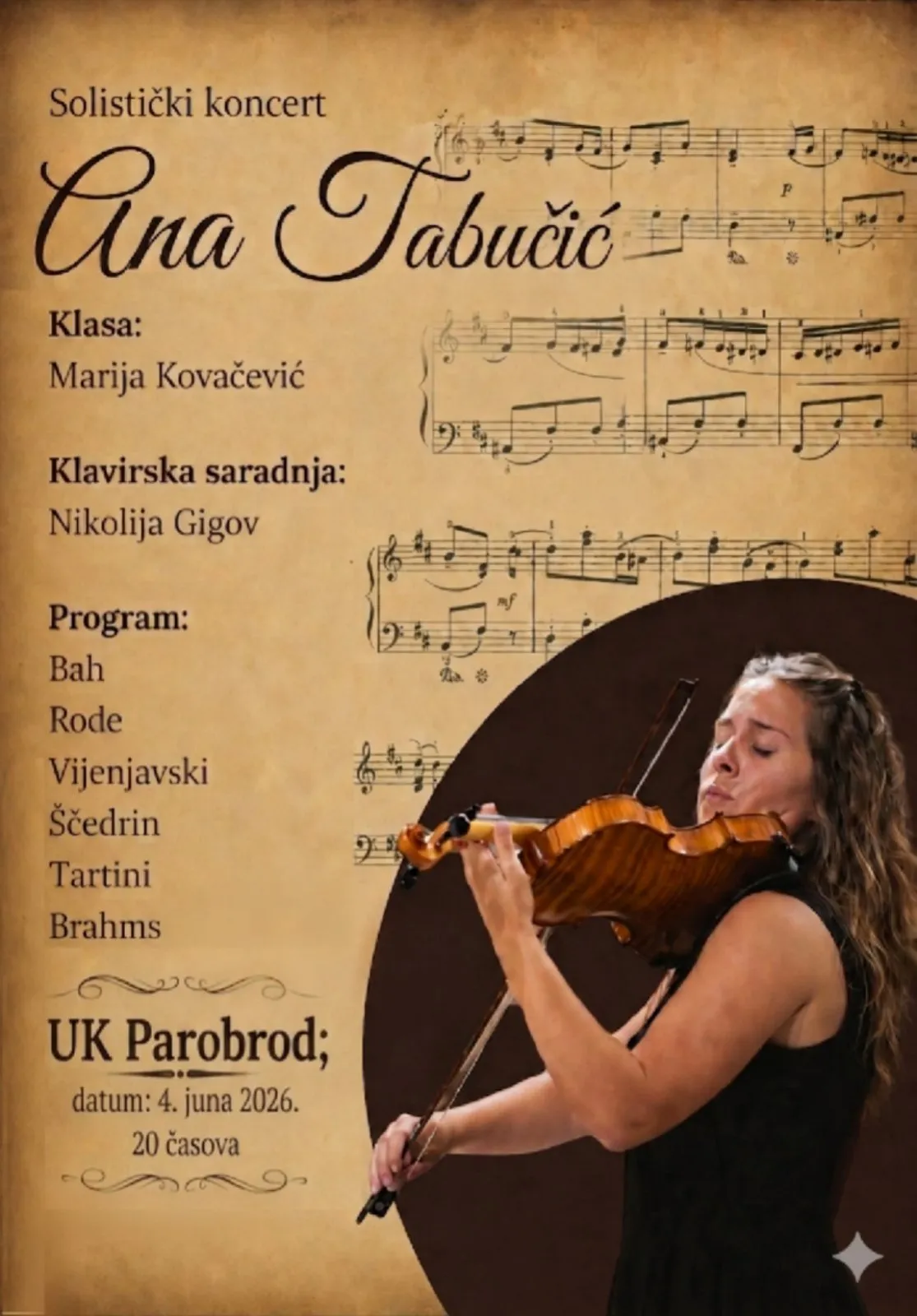 Solistički koncert Ane Tabučić