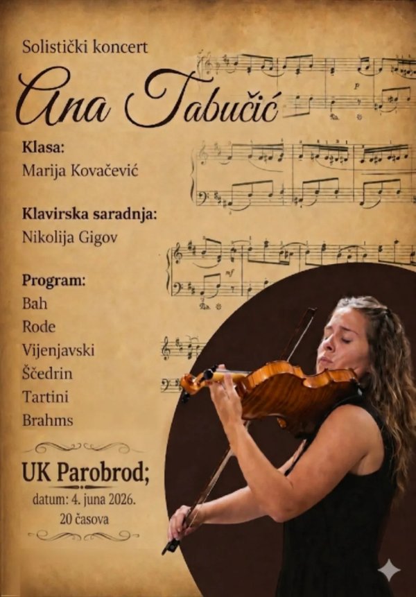 Solistički koncert Ane Tabučić