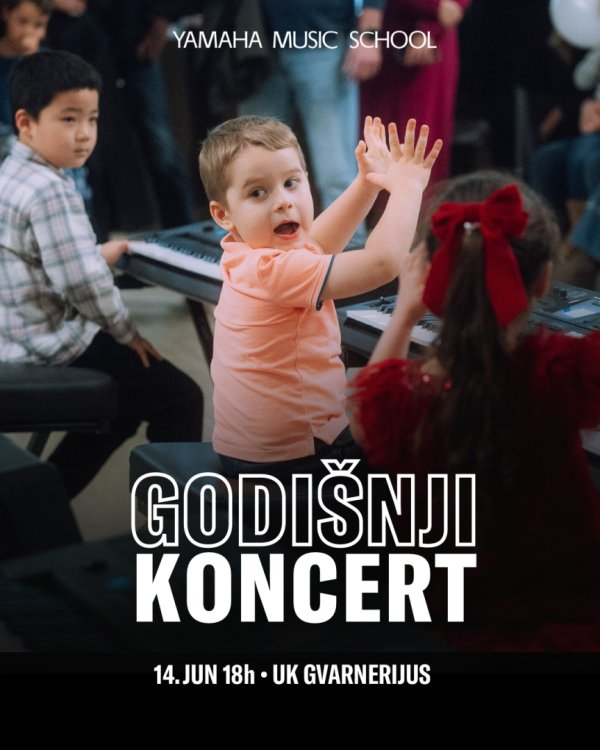 GODIŠNJI KONCERT UČENIKA YAMAHA MUZIČKE ŠKOLE