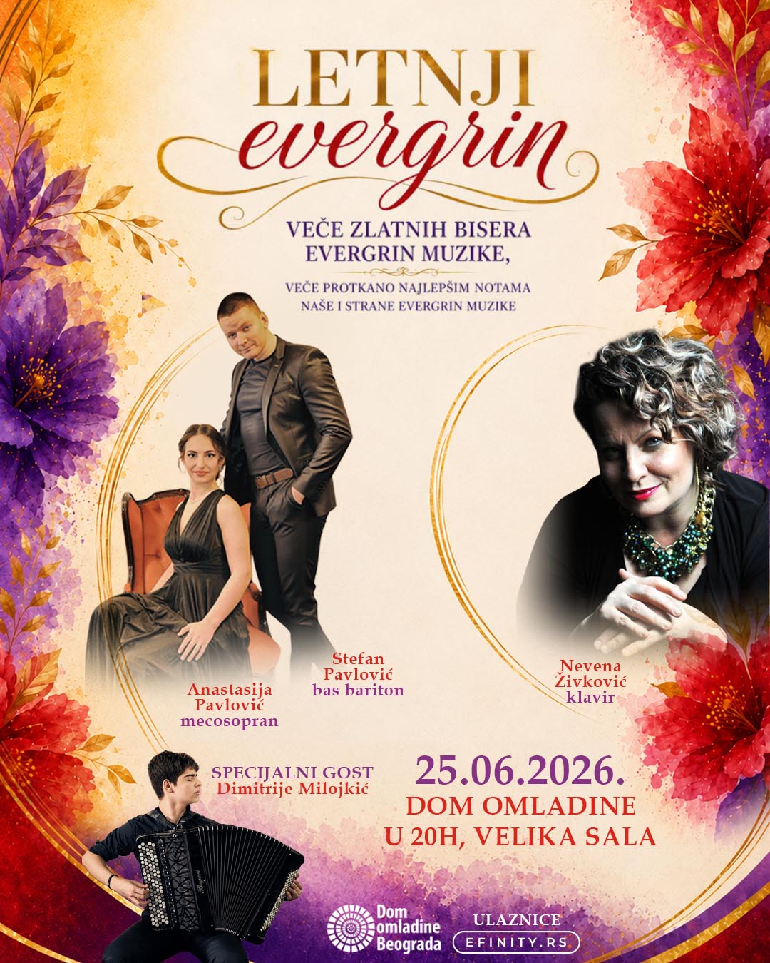 Koncert: LETNJI EVERGRIN
