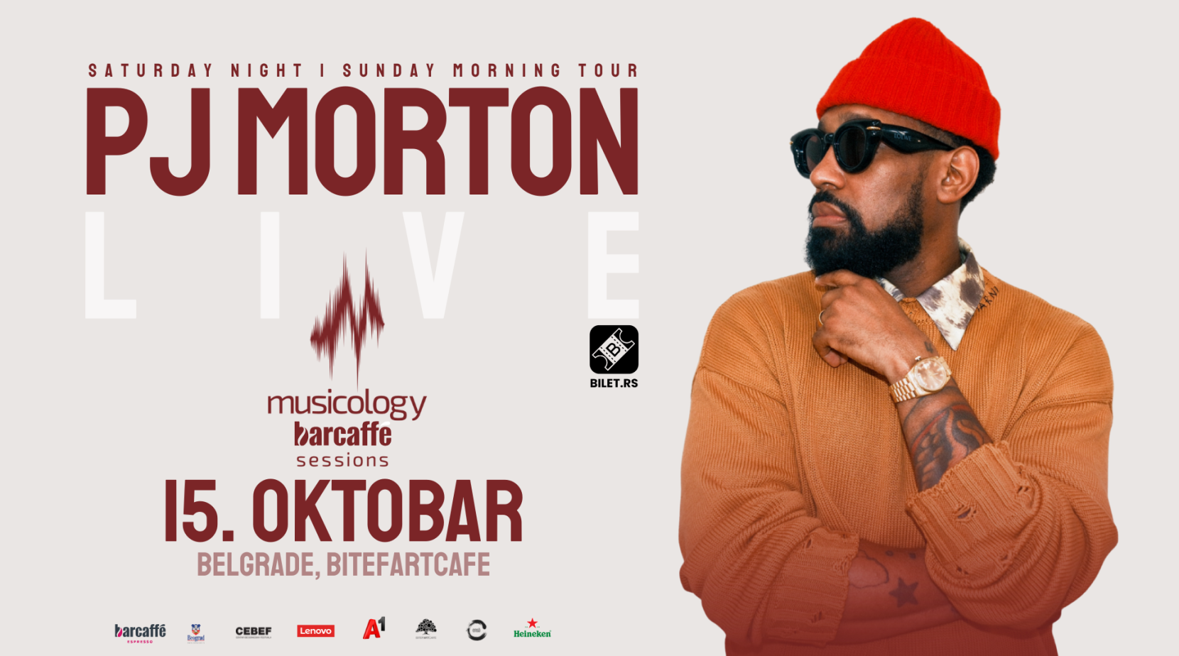 PJ MORTON - Musicology Barcaffè sessions