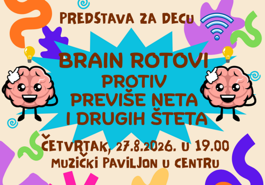 Predstava za decu „Brain rotovi protiv previše neta i drugih šteta“