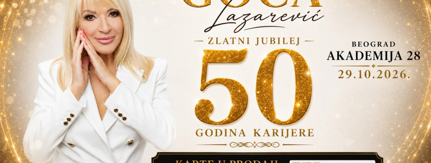 ZLATNI JUBILEJ: 50 GODINA KARIJERE