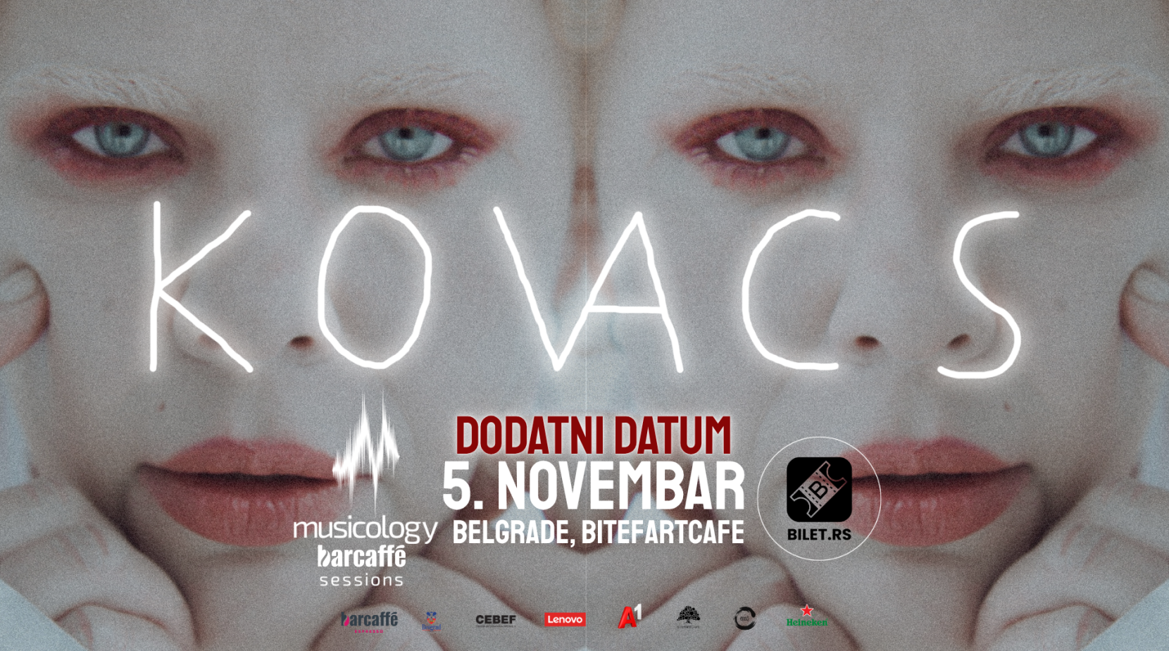 KOVACS - dodatni datum - Musicology Barcaffè sessions