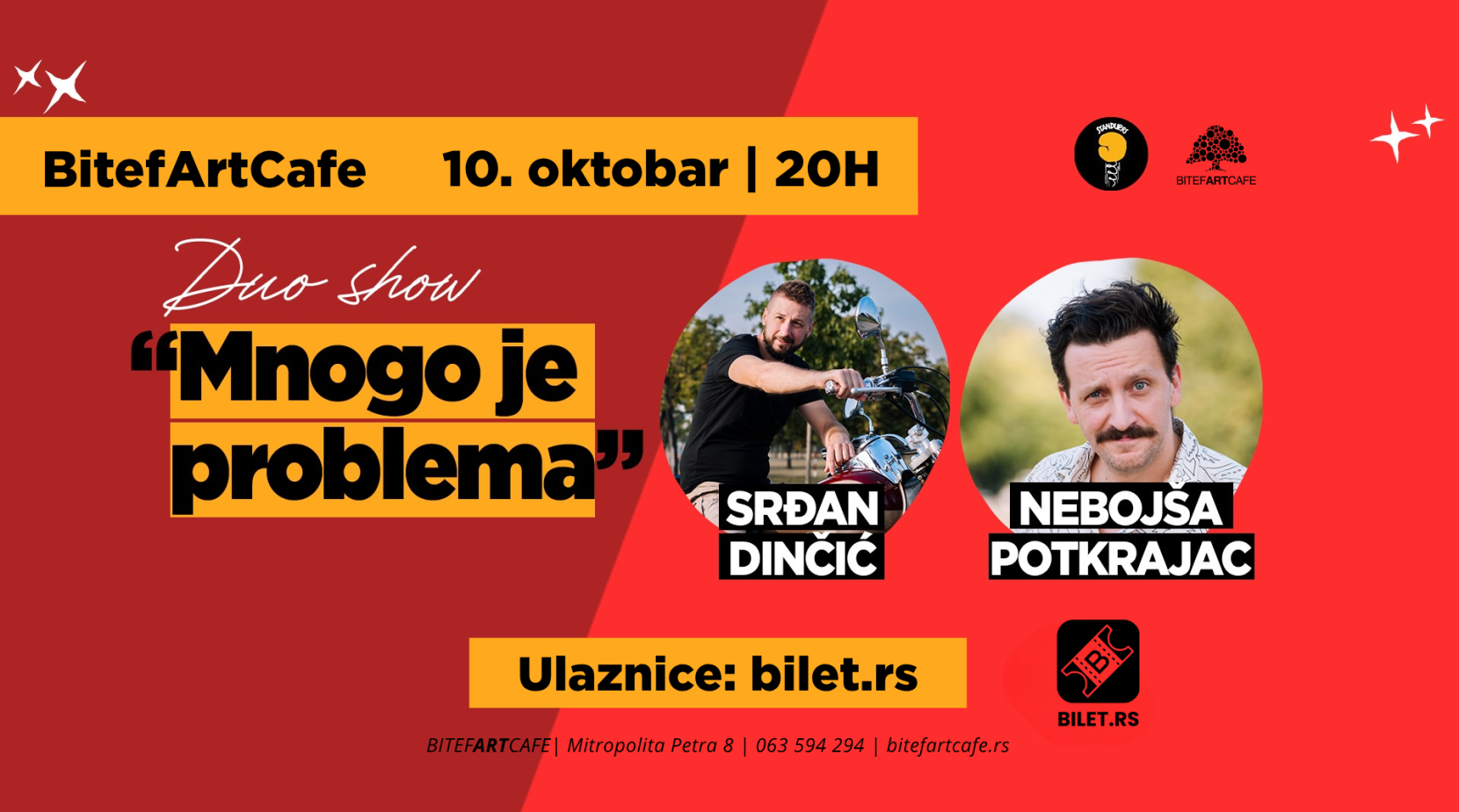 StandUp: Srđan Dinčić i Nebojša Potkrajac "Mnogo je problema"