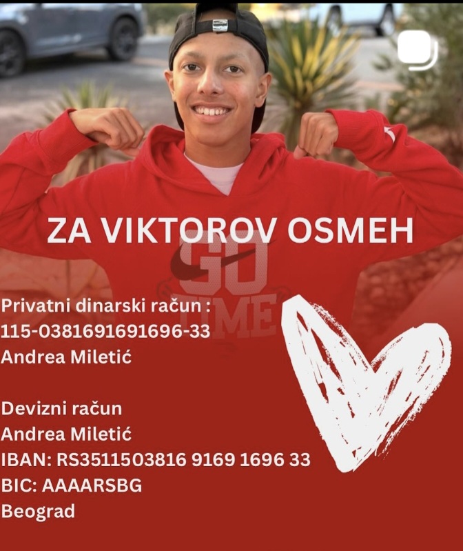 Humanitarna predstava za prikupljanje sredstava za lečenje dečaka Viktora Miletića