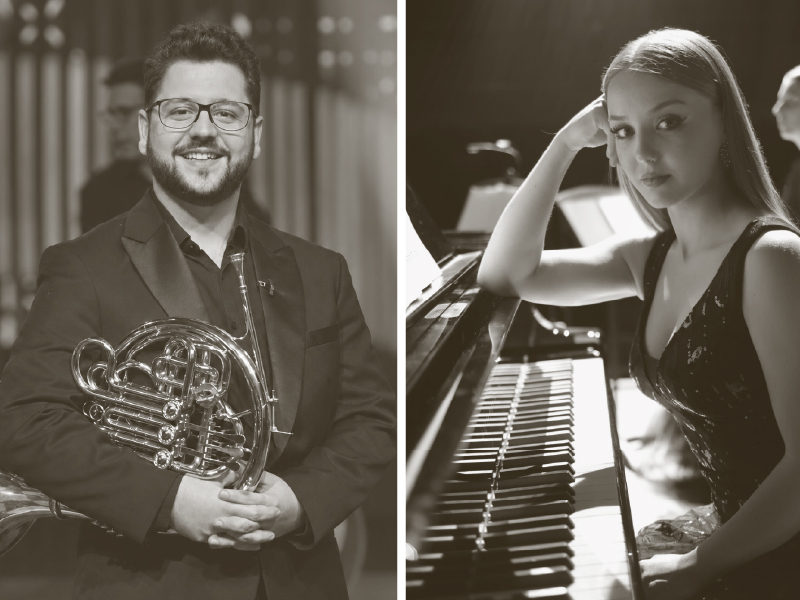 Koncert horniste Nikole Ćirića i pijanistkinje Mine Ćurčić