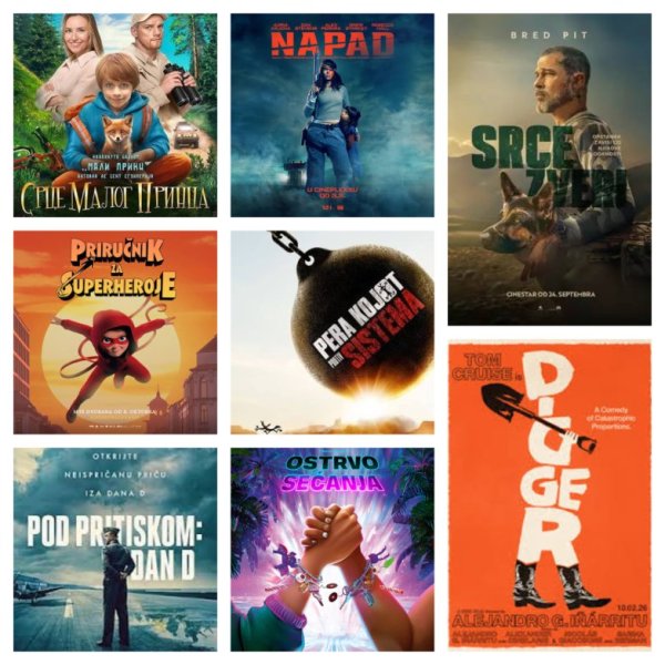 Repertoar za oktobar, bioskop na Zlatiboru