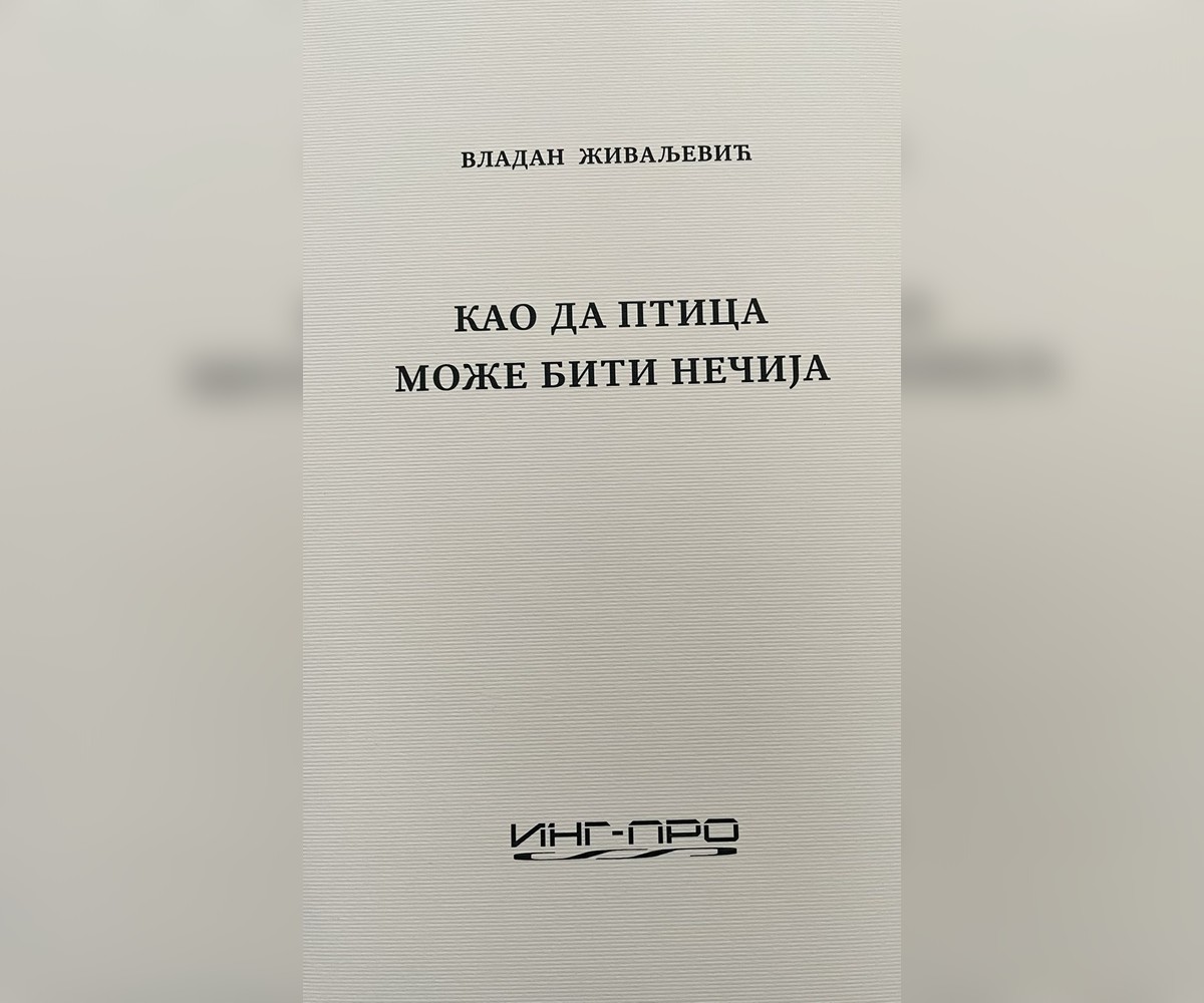 KAO DA PTICA MOŽE BITI NEČIJA