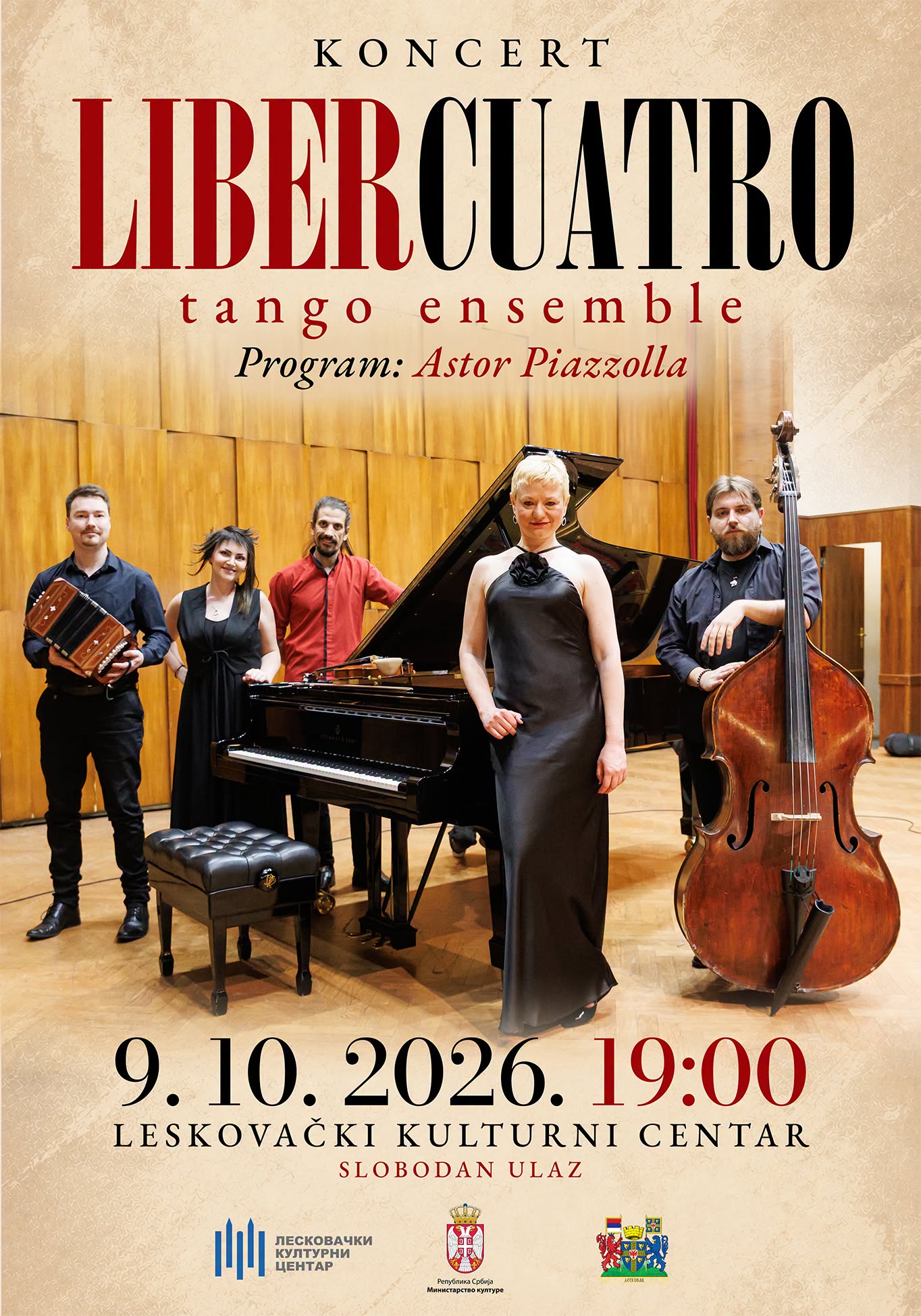 Koncert – LIBERCUATRO Tango Ensemble