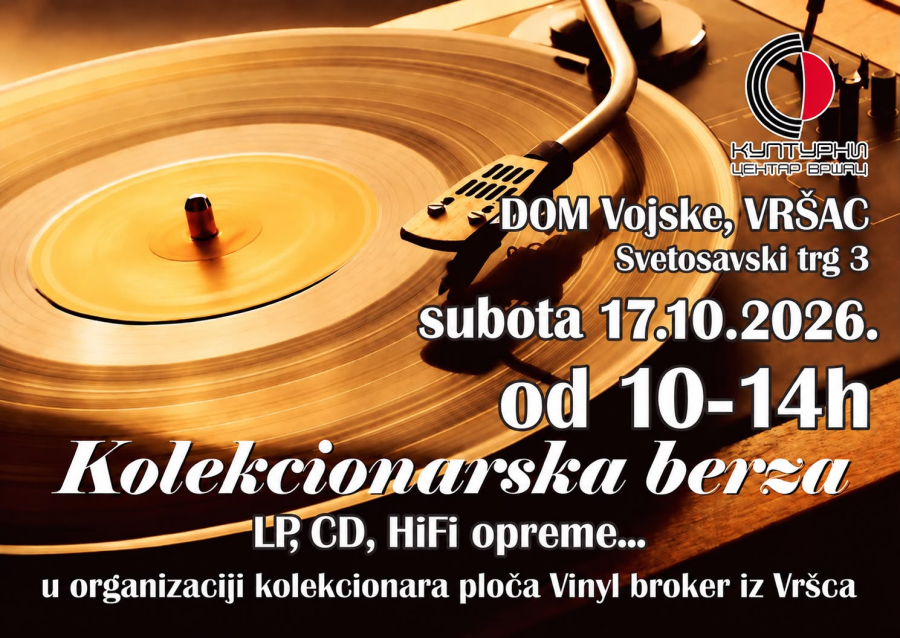 Berza vinila, kompakt diskova, kaseta, audio opreme