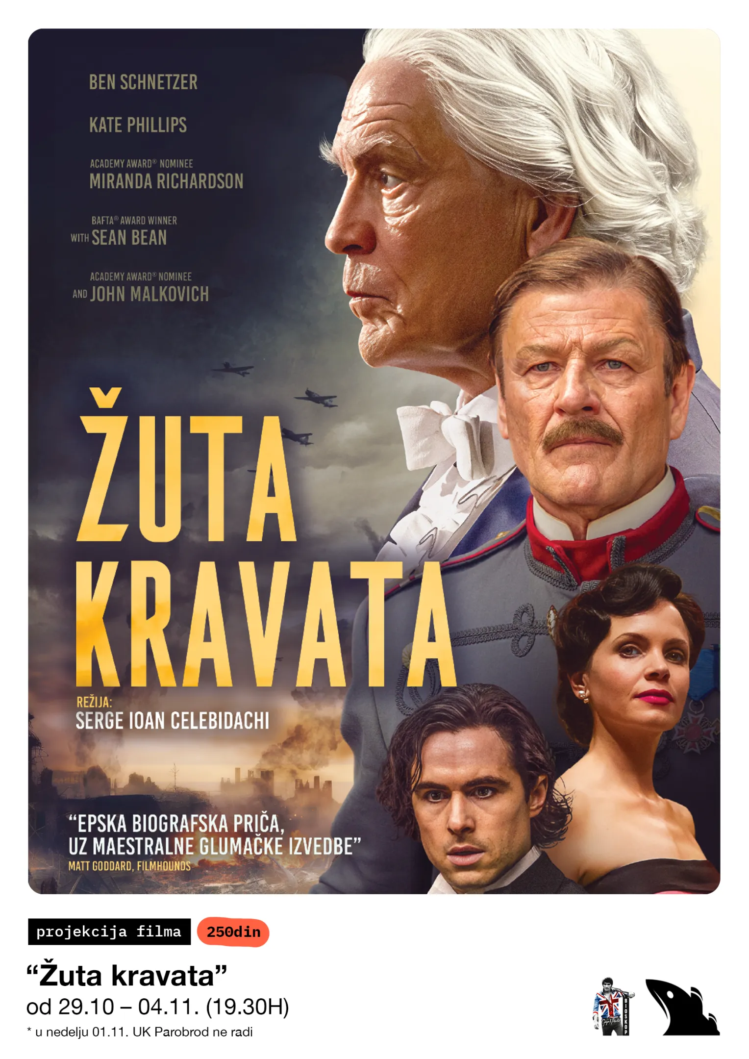 Projekcija filma "Žuta kravata"