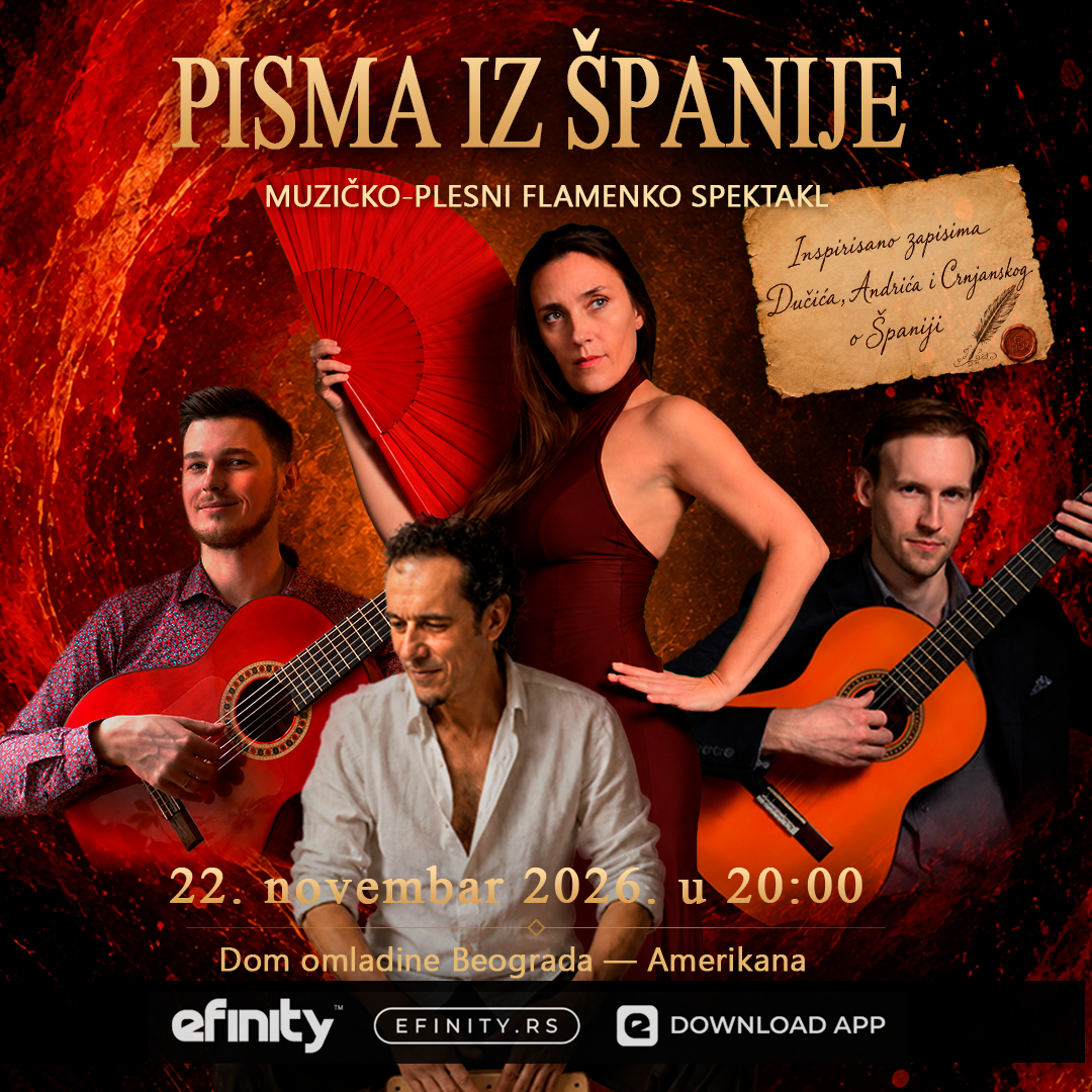 Muzičko-plesna flamenko predstava PISMA IZ ŠPANIJE