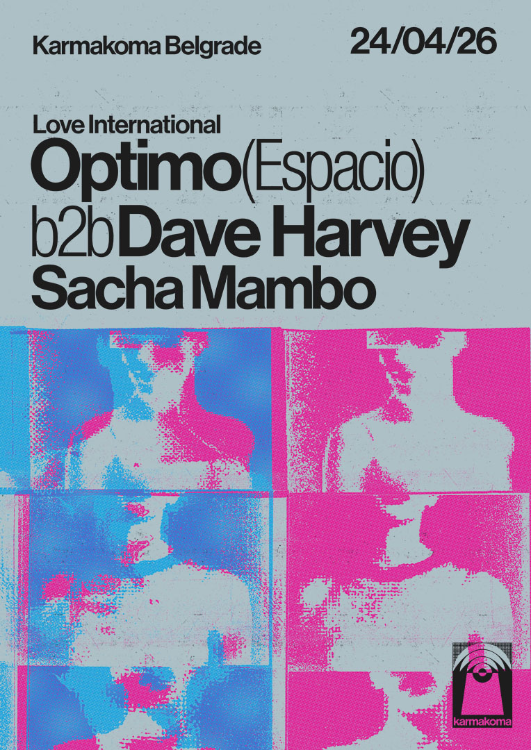 Love International - Optimo (Espacio), Dave Harvey, Sacha Mambo