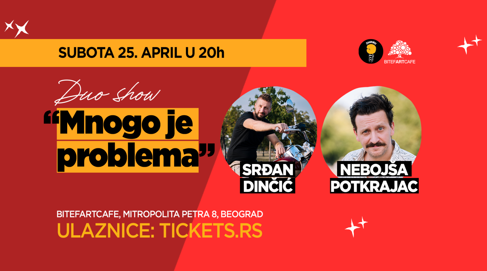 StandUp: Srđan Dinčić i Nebojša Potkrajac "Mnogo je problema"