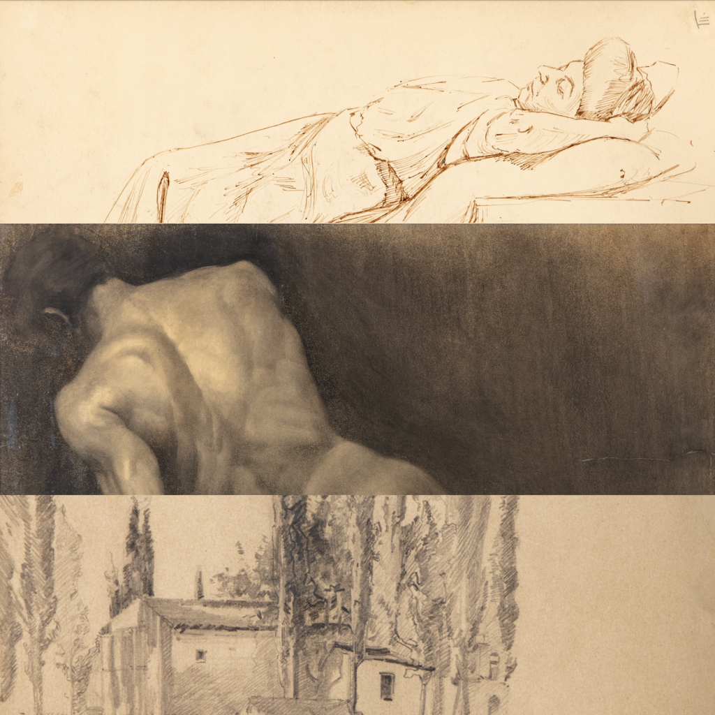 Autorsko vođenje: Prostor, trag, gest: crteži Milana Milovanovića, Koste Miličevića i Mališe Glišića