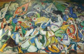 PREDSTAVLjANjE KONZERVATORSKO-RESTAURATORSKIH RADOVA POVRATAK IZ ZABORAVA: „BOJ NA ČEGRU” BOŽE ILIĆA