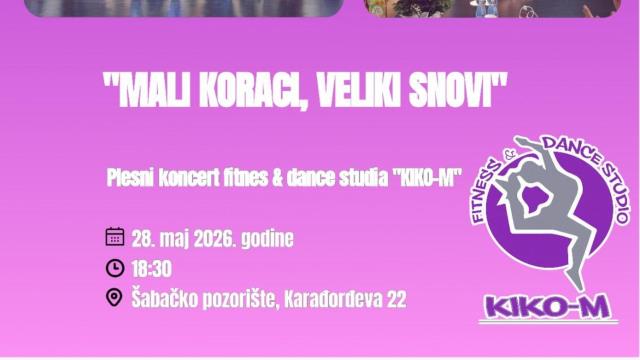 PLESNI KONCERT "MALI KORACI, VELIKI SNOVI"