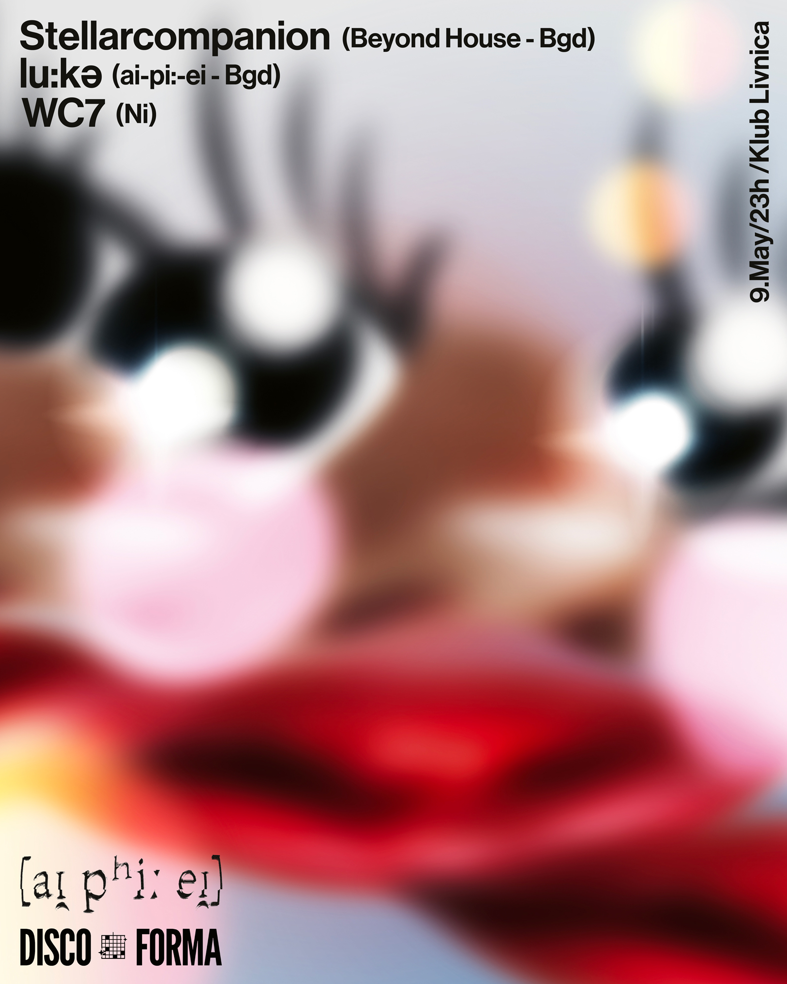 ai.pi.ei x DiscoForma with Stellarcompanion, lu:kə, WC7