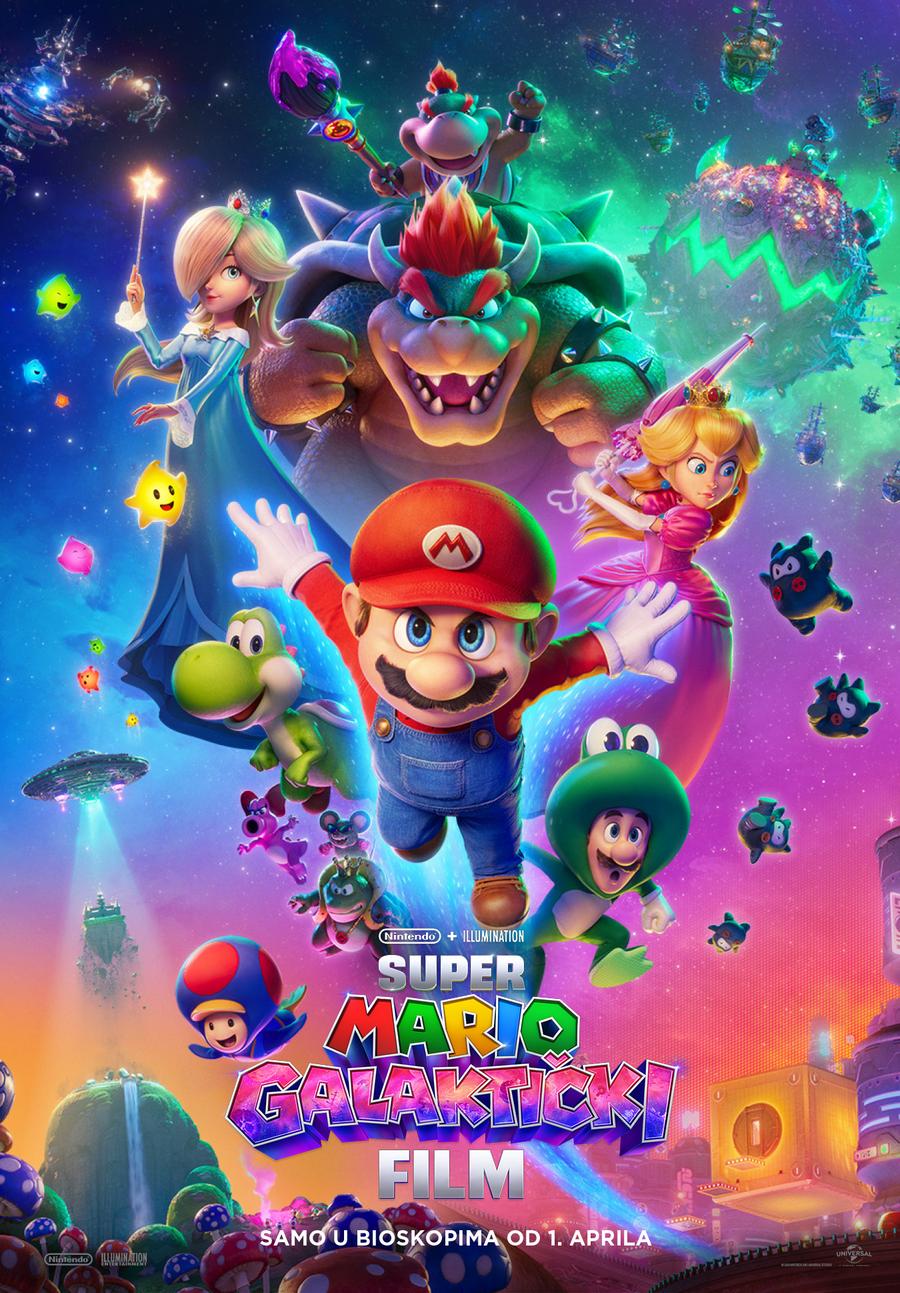 Super Mario: Galaktički film - Animirani, sinhronizovano, SAD, 2026.