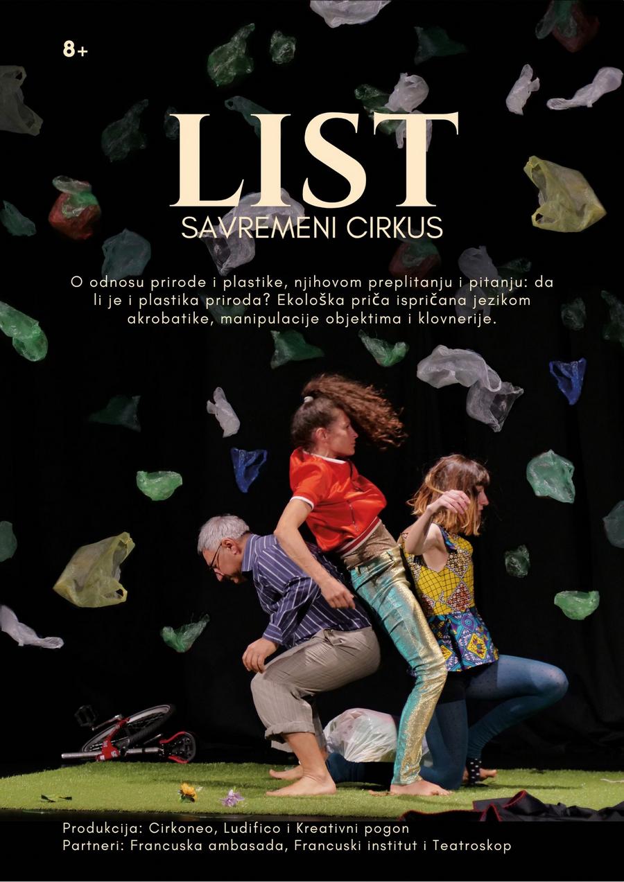 List - Produkcija: „Cirkoneo”, „Ludifico” i „Kreativni pogon”