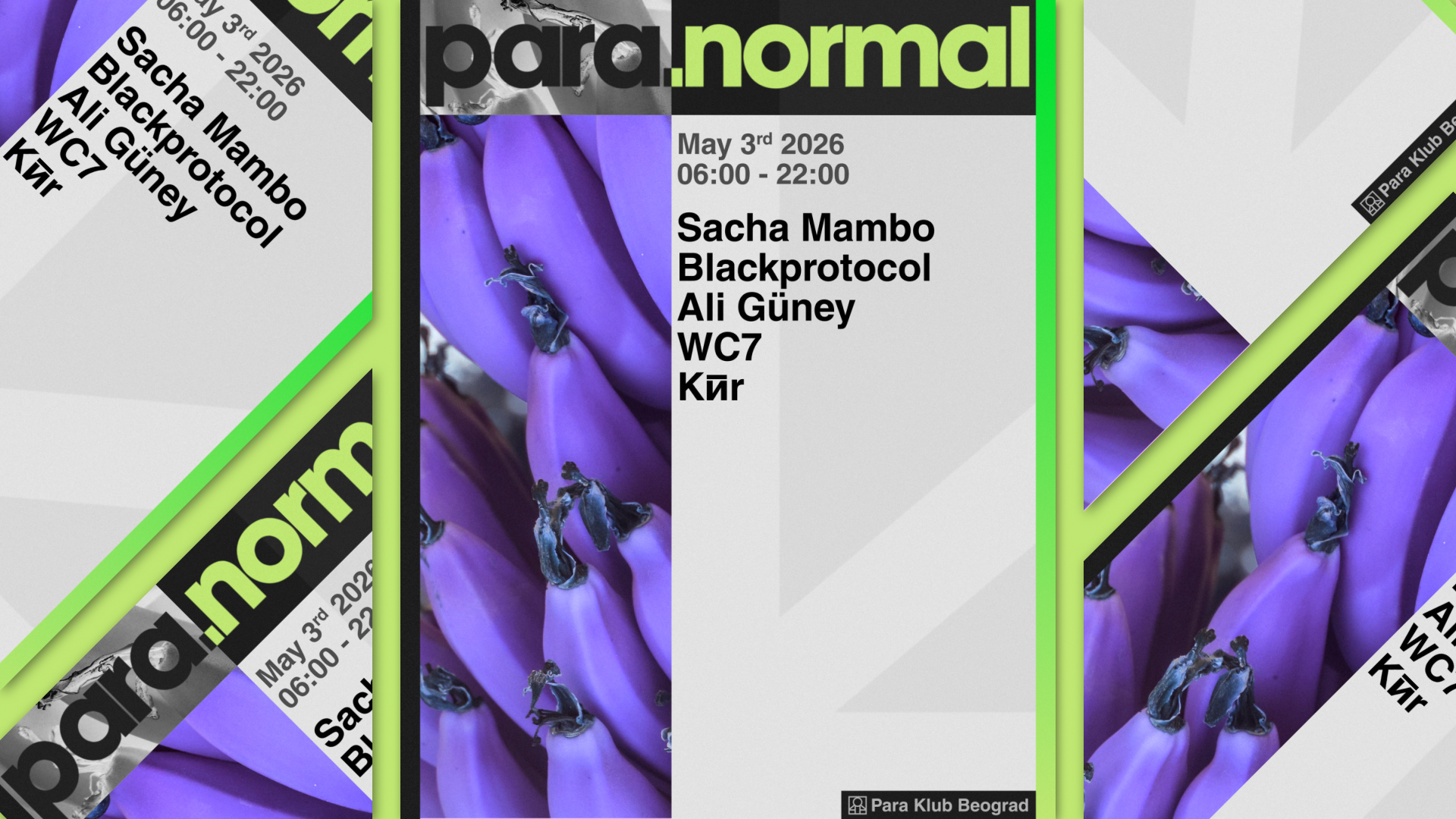 para.normal - Sacha Mambo, Blackprotocol, Ali Güney, WC7, Kӣr