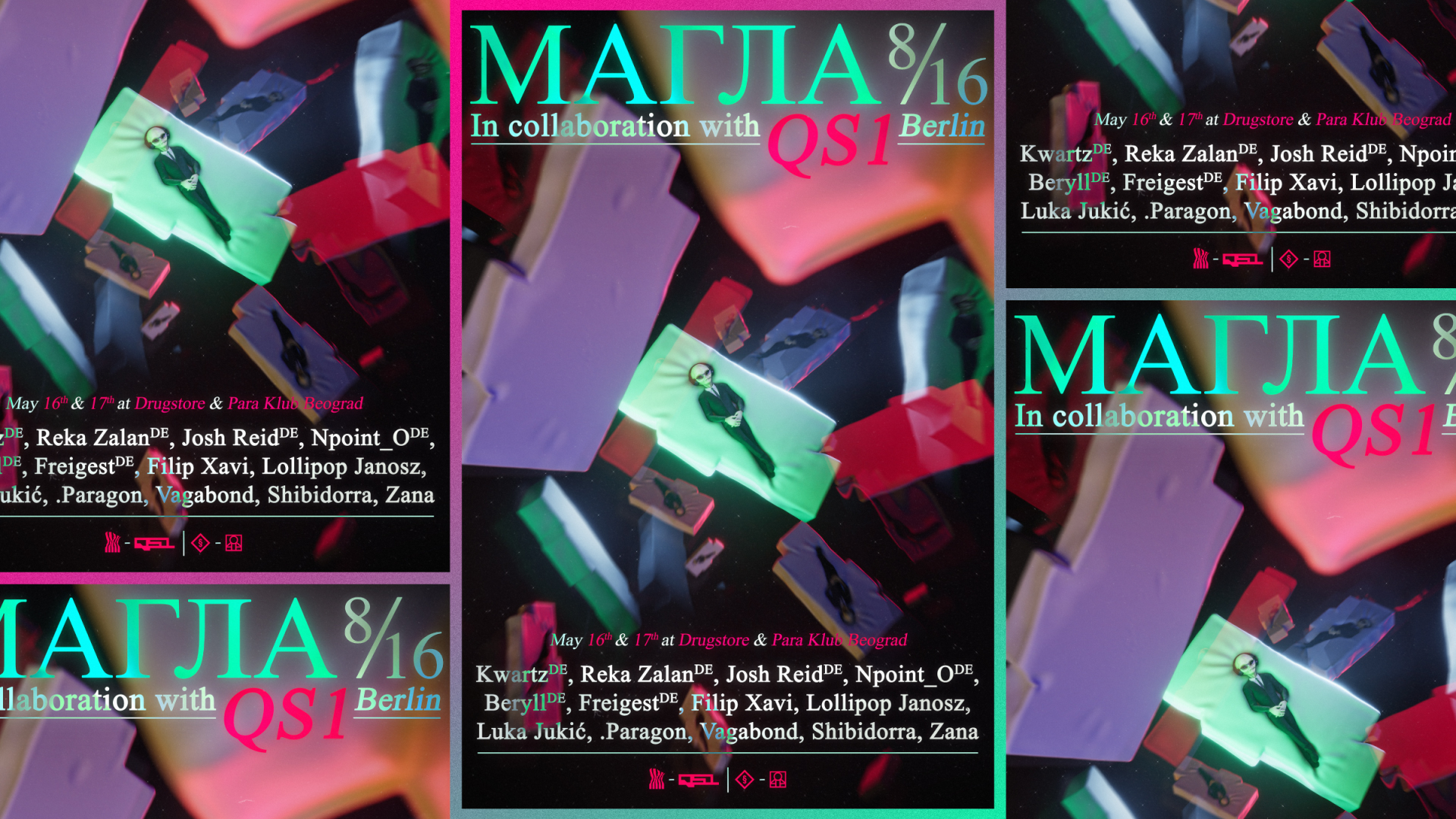 MAGLA 8/16 x QS1 — with: Kwartz, Reka Zalan, Filip Xavi & others