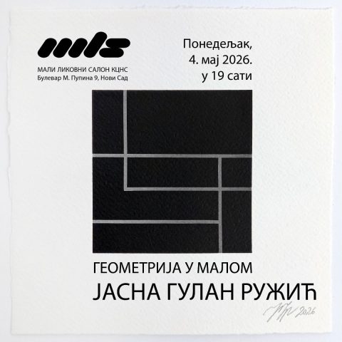 Izložba Jasne Gulan Ružić „Geometrija u malom“ od 4. maja u Malom likovnom salonu