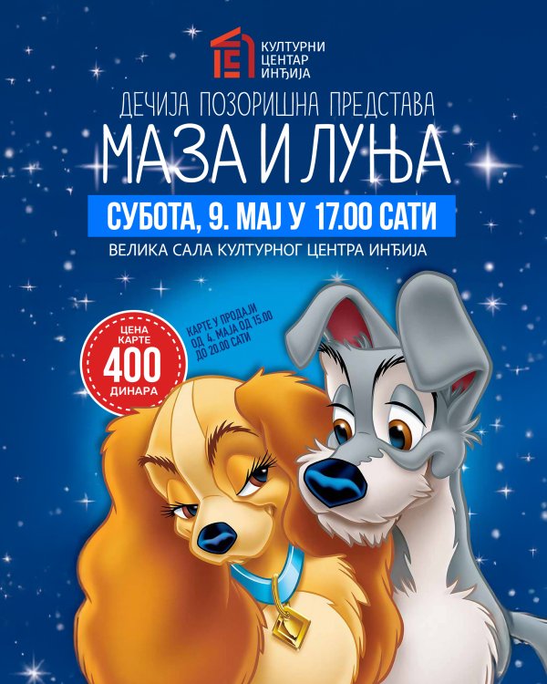 Dečija pozorišna predstava „MAZA I LUNjA“
